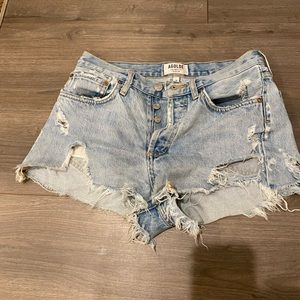 AGOLDE denim shorts